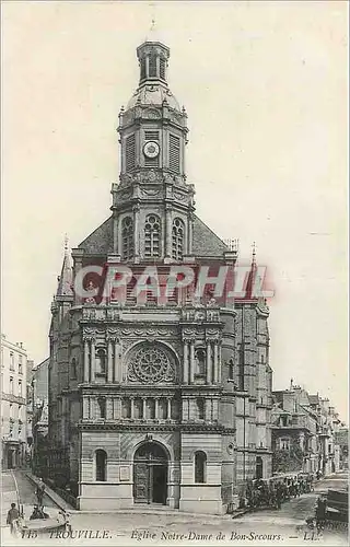 Cartes postales Trouville Eglise Notre Dame de Bon Secours