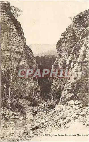 Cartes postales Gex Les Portes Sarrazines (La Gorge)