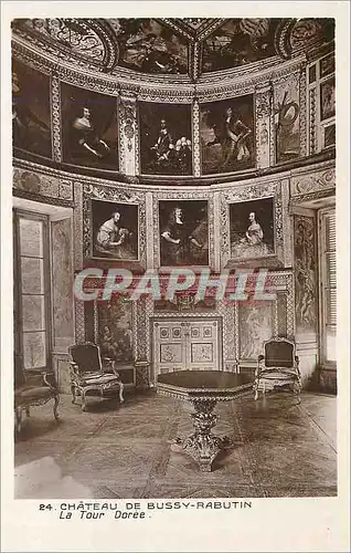 Cartes postales Chateau de Bussy Rabutin La Tour Doree
