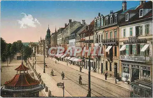 Cartes postales Colmar Rufacherftr mit polt Tramway