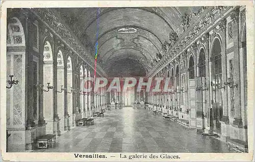 Ansichtskarte AK Versailles La galerie des Glaces