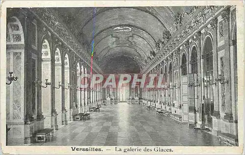 Cartes postales Versailles La galerie des Glaces