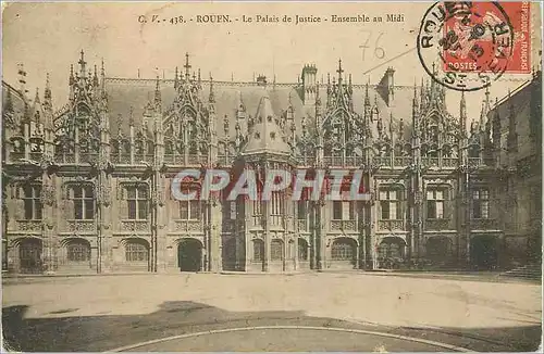 Cartes postales Rouen Le Palais de Justice Ensemble au Midi
