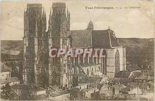 Ansichtskarte AK Toul Pittoresque la Cathedrale