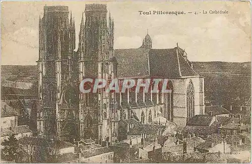 Cartes postales Toul Pittoresque la Cathedrale