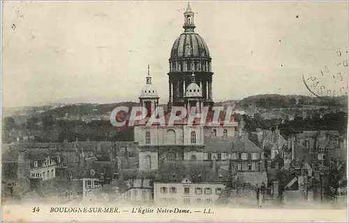 Cartes postales Boulogne sur Mer L'Eglise Notre Dame