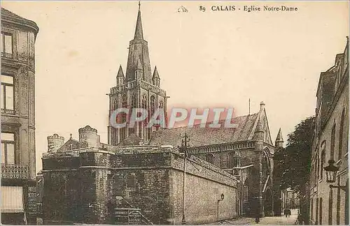 Cartes postales Calais Eglise Notre Dame