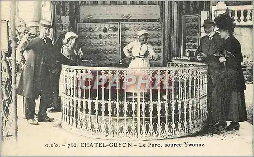 Cartes postales Chatel Guyon Le Parc source Yvonne