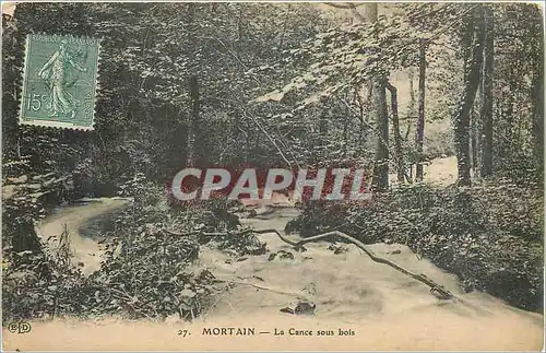 Cartes postales Mortain La Cance sous bois