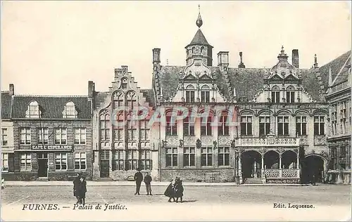 Cartes postales Furnes Palais de Justice