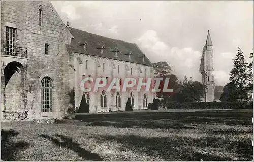 Moderne Karte Vue generale (cote Est) Abbaye de Royaumont Asnieres sur Oise