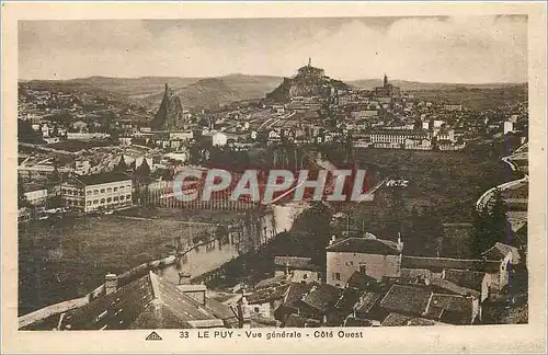 Ansichtskarte AK Le Puy Vue generale Cote Ouest