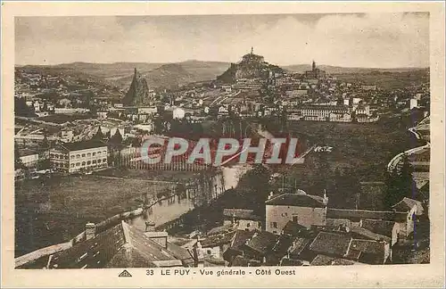 Cartes postales Le Puy Vue generale Cote Ouest