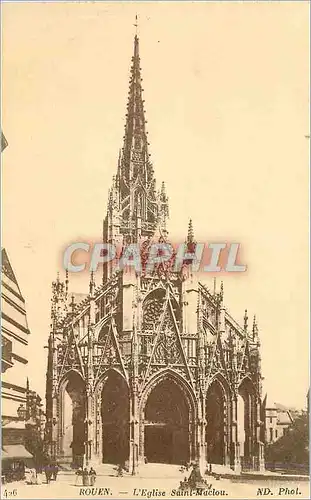 Cartes postales Rouen L'Eglise Saint Maclou