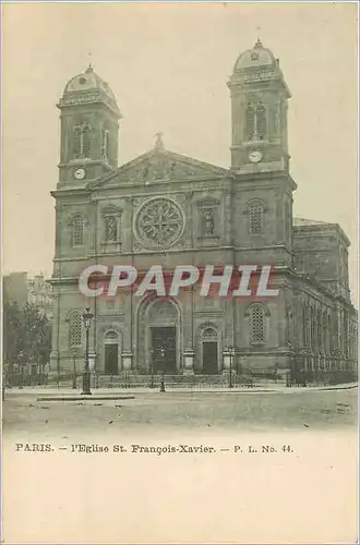 Cartes postales Paris L'Eglise St Francois Xavier