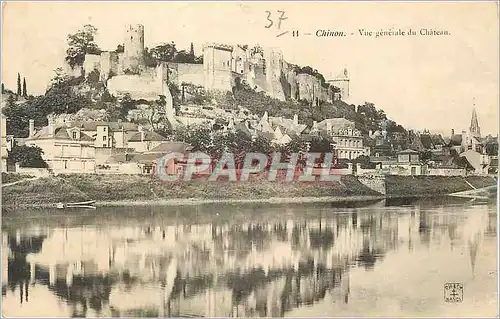 Cartes postales Chinon Vue generale du Chateau