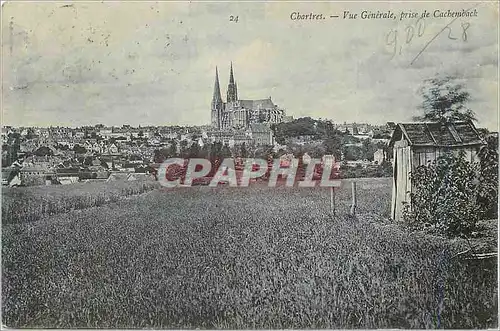 Ansichtskarte AK Chartres Vue Generale prise de Cachemback