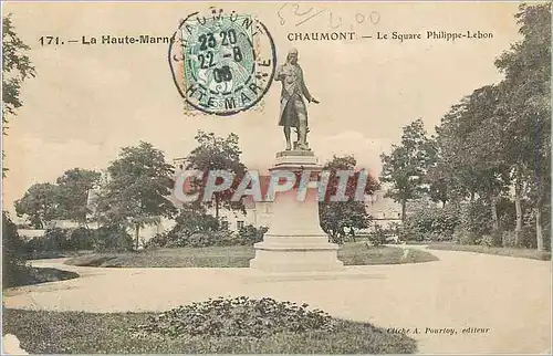 Cartes postales La Haute Marne Chaumont Le Square Philippe Lebon