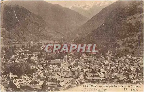 Cartes postales Luchon Vue generale prise de Cazaril