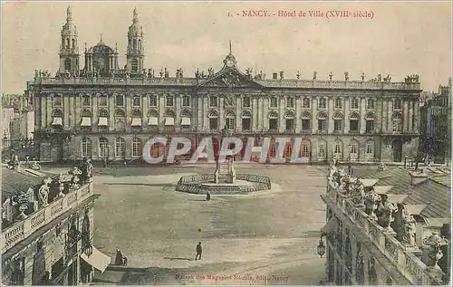 Cartes postales Nancy Hotel de Ville (XVIIIe siecle)