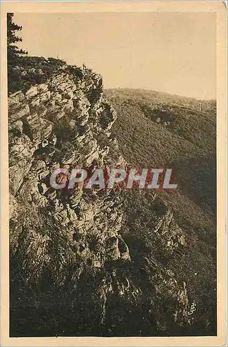 Ansichtskarte AK La Suisse Normande La Roche d'Oetre surplombant le vide de 118m