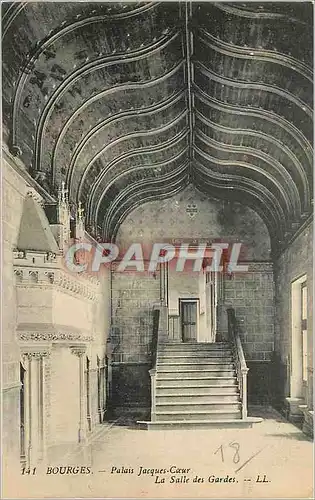 Cartes postales Bourges Palais Jacques Coeur La Salle des Gardes