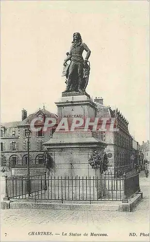 Ansichtskarte AK Chartres La Statue de Marceau