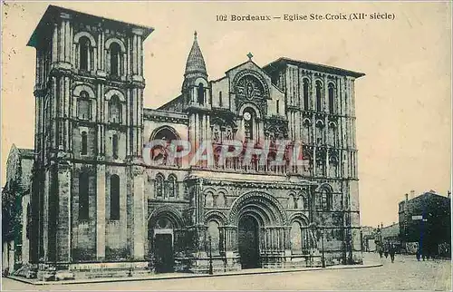 Cartes postales Bordeaux Eglise Ste Croix (XIIe siecle)