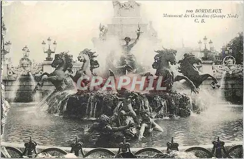 Ansichtskarte AK Bordeaux Monument des Girondins (Groupe Nord)