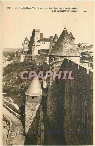 Cartes postales Carcassonne (Cite) La tour de L'Inquisition