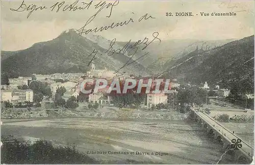 Cartes postales Digne Vue d'ensemble