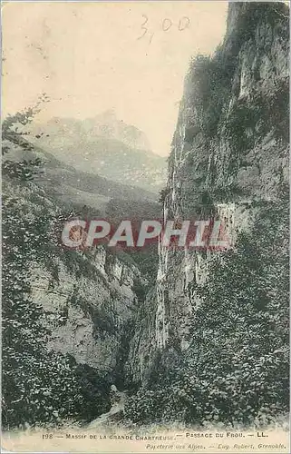 Cartes postales Massif de la Grande Chartreuse passage du Frou