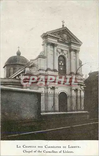 Ansichtskarte AK La Chapelle des Carmelites d Lisieux