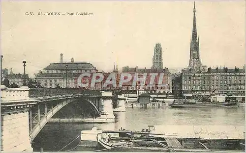 Cartes postales Rouen Pont Boieldieu
