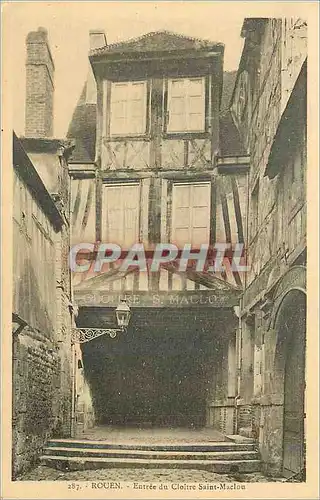 Cartes postales Rouen Entree du Cloitre Saint Maclou