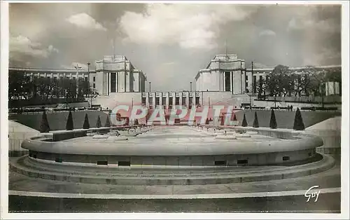 Cartes postales moderne Paris et ses Merveilles Le Palais de Chalitot vu des Jardins Architectes MM Azena Boileau Carlu