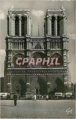 Cartes postales moderne Paris et ses Merveilles Notre Dame (Facade)