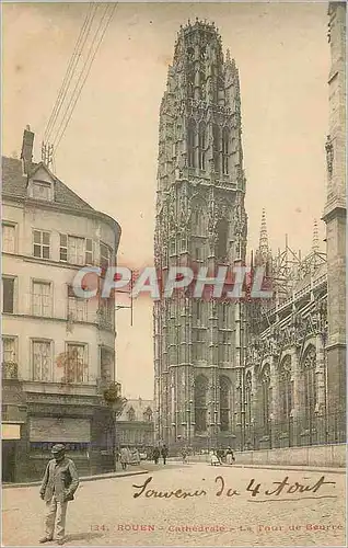 Cartes postales Rouen Cathedrale Le Tour de Beurre
