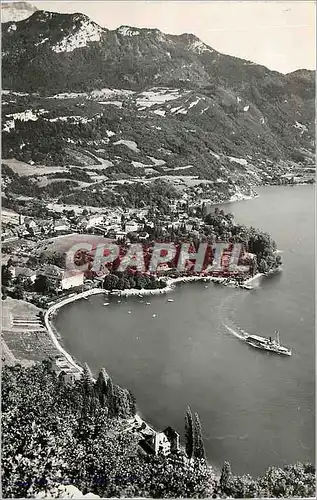 Cartes postales moderne Lac D'Annecy Tallaires vu de la Grotte des Oiseaux