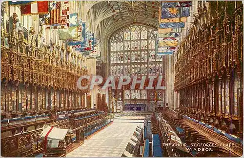 Cartes postales moderne The Choir St Georges Chapel Windsor