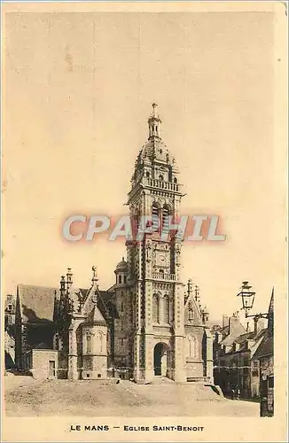 Ansichtskarte AK Le Mans Eglise Saint Benoit