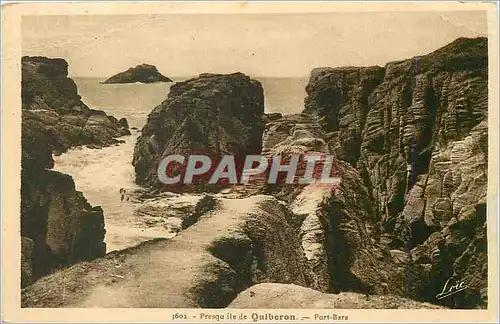 Cartes postales Presqu'il de Quiberon Port Bars
