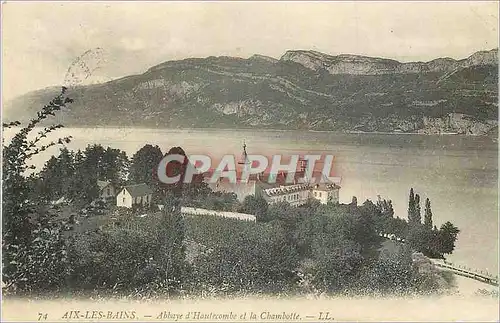 Ansichtskarte AK Aix les Bains Abbaye d'Hautecombe et la Chambotte