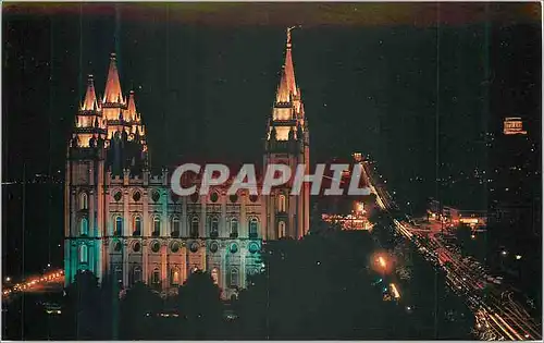 Cartes postales moderne Mormon Temple Salt Lake City Utah This Temple is located on famed Temple Square Many ordinances