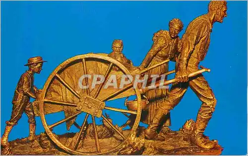Cartes postales moderne Handcart Pioneer Monument Temple Square Salt Lake City Utah Located in the Museum on Temple Squa