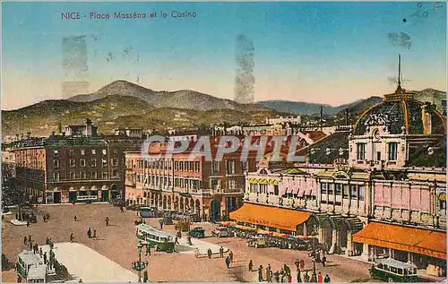 Cartes postales Nice Place Massena et le Casino