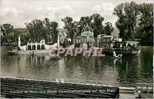 Cartes postales moderne Koblenz an Rhein und Mosel Operettenfestspiele auf dem Rhein