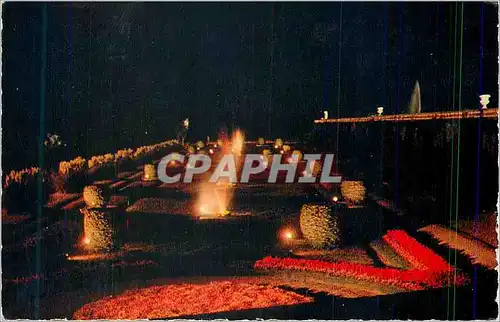 Cartes postales moderne Chateau du Lude (Sarthe) Son Lumiere et Spectacle Les Jardins illumines dans lesquels evoluent 2