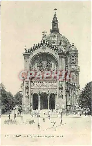 Cartes postales Paris L'Eglise Saint Augustin