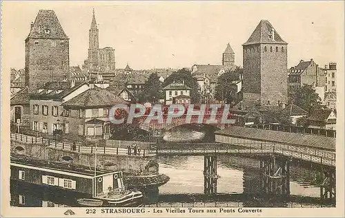 Cartes postales Strasbourg Les Vieilles Tours aux Ponts Couverts